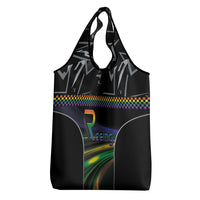 Racing Pride Grocery Bag Racing Rainbow Cyberpunk Style