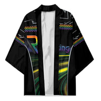 Custom Racing Pride Kimono Racing Rainbow Cyberpunk Style