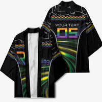 Custom Racing Pride Kimono Racing Rainbow Cyberpunk Style