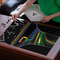 Racing Pride Puzzle Racing Rainbow Cyberpunk Style