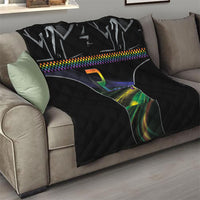 Racing Pride Quilt Racing Rainbow Cyberpunk Style