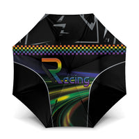 Racing Pride Umbrella Racing Rainbow Cyberpunk Style