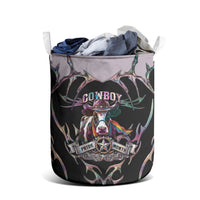 Cowboy Pride Month Sounds Gay Im in Laundry Basket Y2K Tribal Chrome With Rainbow Scarf Cow