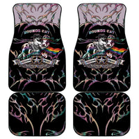 Cowboy Pride Month Sounds Gay Im in Car Mats Y2K Tribal Chrome With Rainbow Scarf Cow