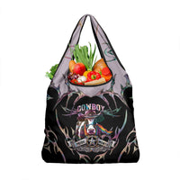 Cowboy Pride Month Sounds Gay Im in Grocery Bag Y2K Tribal Chrome With Rainbow Scarf Cow