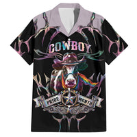 Cowboy Pride Month Sounds Gay Im in Hawaiian Shirt Y2K Tribal Chrome With Rainbow Scarf Cow