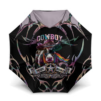 Cowboy Pride Month Sounds Gay Im in Umbrella Y2K Tribal Chrome With Rainbow Scarf Cow