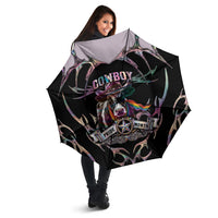 Cowboy Pride Month Sounds Gay Im in Umbrella Y2K Tribal Chrome With Rainbow Scarf Cow