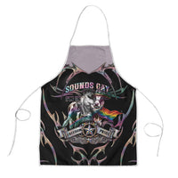 Cowboy Pride Month Sounds Gay Im in Apron Y2K Tribal Chrome With Rainbow Scarf Cow Version 2