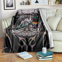 Cowboy Pride Month Sounds Gay Im in Blanket Y2K Tribal Chrome With Rainbow Scarf Cow Version 2