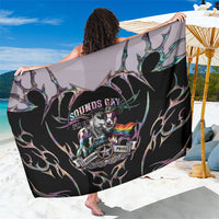 Cowboy Pride Month Sounds Gay Im in Sarong Y2K Tribal Chrome With Rainbow Scarf Cow Version 2