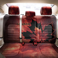 Canada Maple Leaf Back Car Seat Cover Red Galaxy Style - Wonder Print Shop
