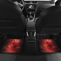 Canada Maple Leaf Car Mats Red Galaxy Style - Wonder Print Shop