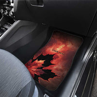 Canada Maple Leaf Car Mats Red Galaxy Style - Wonder Print Shop
