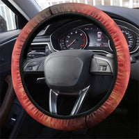 Canada Maple Leaf Steering Wheel Cover Red Galaxy Style - Wonder Print Shop