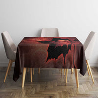 Canada Maple Leaf Tablecloth Red Galaxy Style - Wonder Print Shop