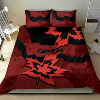 Canada Maple Leaf Bedding Set Unique Style Red Version - Wonder Print Shop