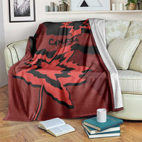 Canada Maple Leaf Blanket Unique Style Red Version - Wonder Print Shop