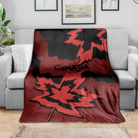 Canada Maple Leaf Blanket Unique Style Red Version - Wonder Print Shop
