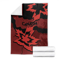 Canada Maple Leaf Blanket Unique Style Red Version - Wonder Print Shop
