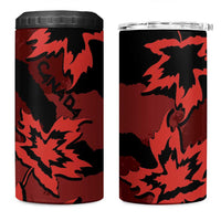 Canada Maple Leaf 4 in 1 Can Cooler Tumbler Unique Style Red Version - Wonder Print Shop