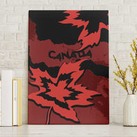Canada Maple Leaf Canvas Wall Art Unique Style Red Version - Wonder Print Shop