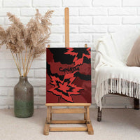 Canada Maple Leaf Canvas Wall Art Unique Style Red Version - Wonder Print Shop
