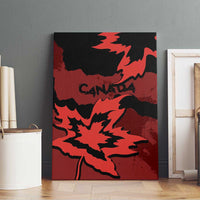 Canada Maple Leaf Canvas Wall Art Unique Style Red Version - Wonder Print Shop