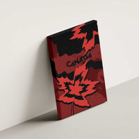 Canada Maple Leaf Canvas Wall Art Unique Style Red Version - Wonder Print Shop