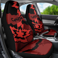Canada Maple Leaf Car Seat Cover Unique Style Red Version - Wonder Print Shop