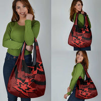 Canada Maple Leaf Grocery Bag Unique Style Red Version - Wonder Print Shop