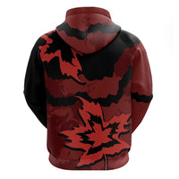 Canada Maple Leaf Hoodie Unique Style Red Version - Wonder Print Shop