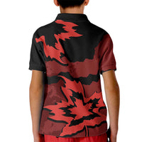 Canada Maple Leaf Kid Polo Shirt Unique Style Red Version - Wonder Print Shop