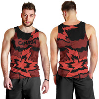 Canada Maple Leaf Men Tank Top Unique Style Red Version - Wonder Print Shop