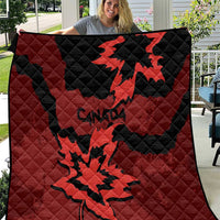 Canada Maple Leaf Quilt Unique Style Red Version - Wonder Print Shop