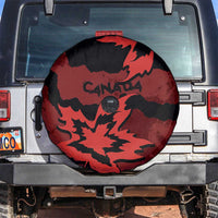 Canada Maple Leaf Spare Tire Cover Unique Style Red Version - Wonder Print Shop