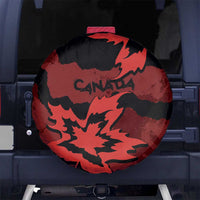 Canada Maple Leaf Spare Tire Cover Unique Style Red Version - Wonder Print Shop