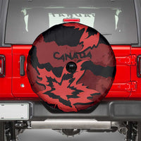 Canada Maple Leaf Spare Tire Cover Unique Style Red Version - Wonder Print Shop