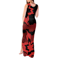 Canada Maple Leaf Tank Maxi Dress Unique Style Red Version - Wonder Print Shop