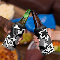 Canada Maple Leaf 4 in 1 Can Cooler Tumbler Unique Style Black Version - Wonder Print Shop