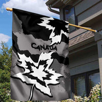 Canada Maple Leaf Garden Flag Unique Style Black Version - Wonder Print Shop