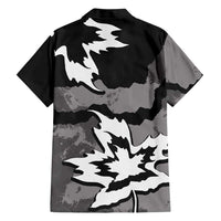 Canada Maple Leaf Hawaiian Shirt Unique Style Black Version - Wonder Print Shop