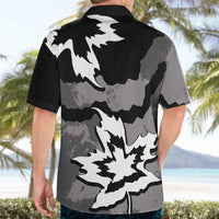 Canada Maple Leaf Hawaiian Shirt Unique Style Black Version - Wonder Print Shop