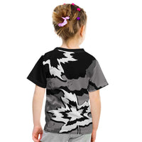 Canada Maple Leaf Kid T Shirt Unique Style Black Version - Wonder Print Shop