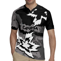 Canada Maple Leaf Rugby Jersey Unique Style Black Version - Wonder Print Shop