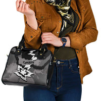 Canada Maple Leaf Shoulder Handbag Unique Style Black Version - Wonder Print Shop