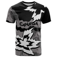 Canada Maple Leaf T Shirt Unique Style Black Version - Wonder Print Shop
