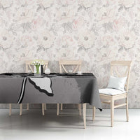 Canada Maple Leaf Tablecloth Unique Style Black Version - Wonder Print Shop