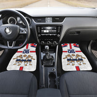 Custom England Football Car Mats Three Lions Trophy St George Cross