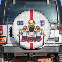 Custom England Football Spare Tire Cover Three Lions Trophy St George Cross